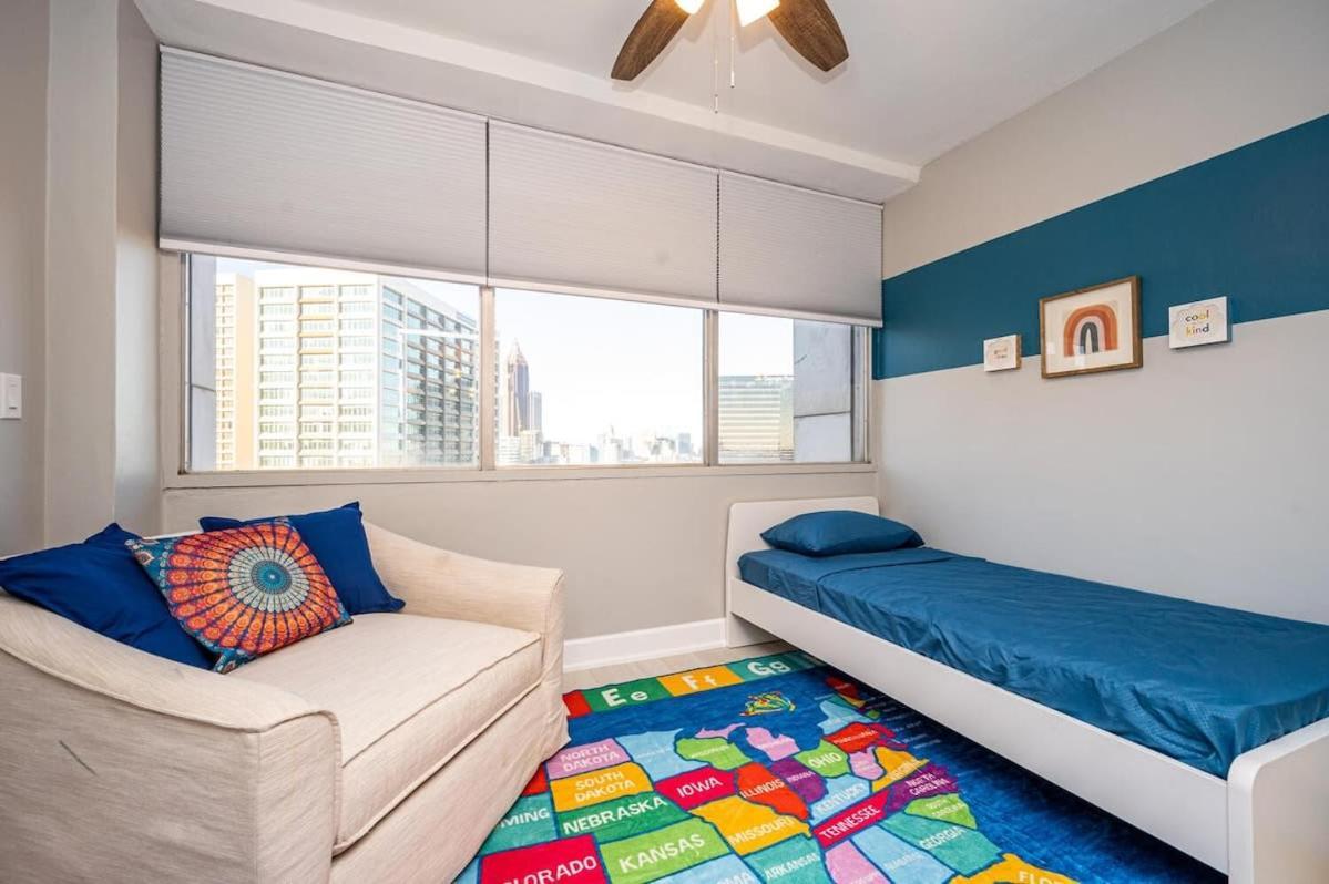 Downtown Atl Condo Onsite Parking King Bed & Bonus Room Lm1901 애틀랜타 외부 사진