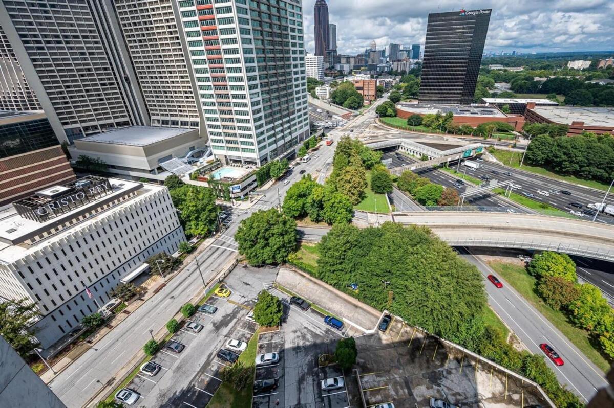 Downtown Atl Condo Onsite Parking King Bed & Bonus Room Lm1901 애틀랜타 외부 사진